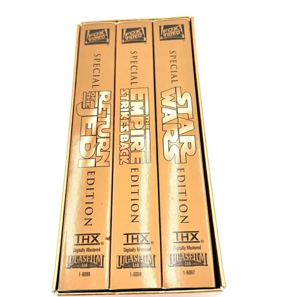 Star Wars Trilogy VHS Box Set Special Edition THX Gold 1997 Fox Video Used